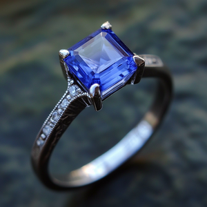 1.18 Cts Tanzanite, Top Color! - Image 1