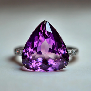 12cts Fancy Amethyst - Deep Purple, Fancy Cut - Image 3