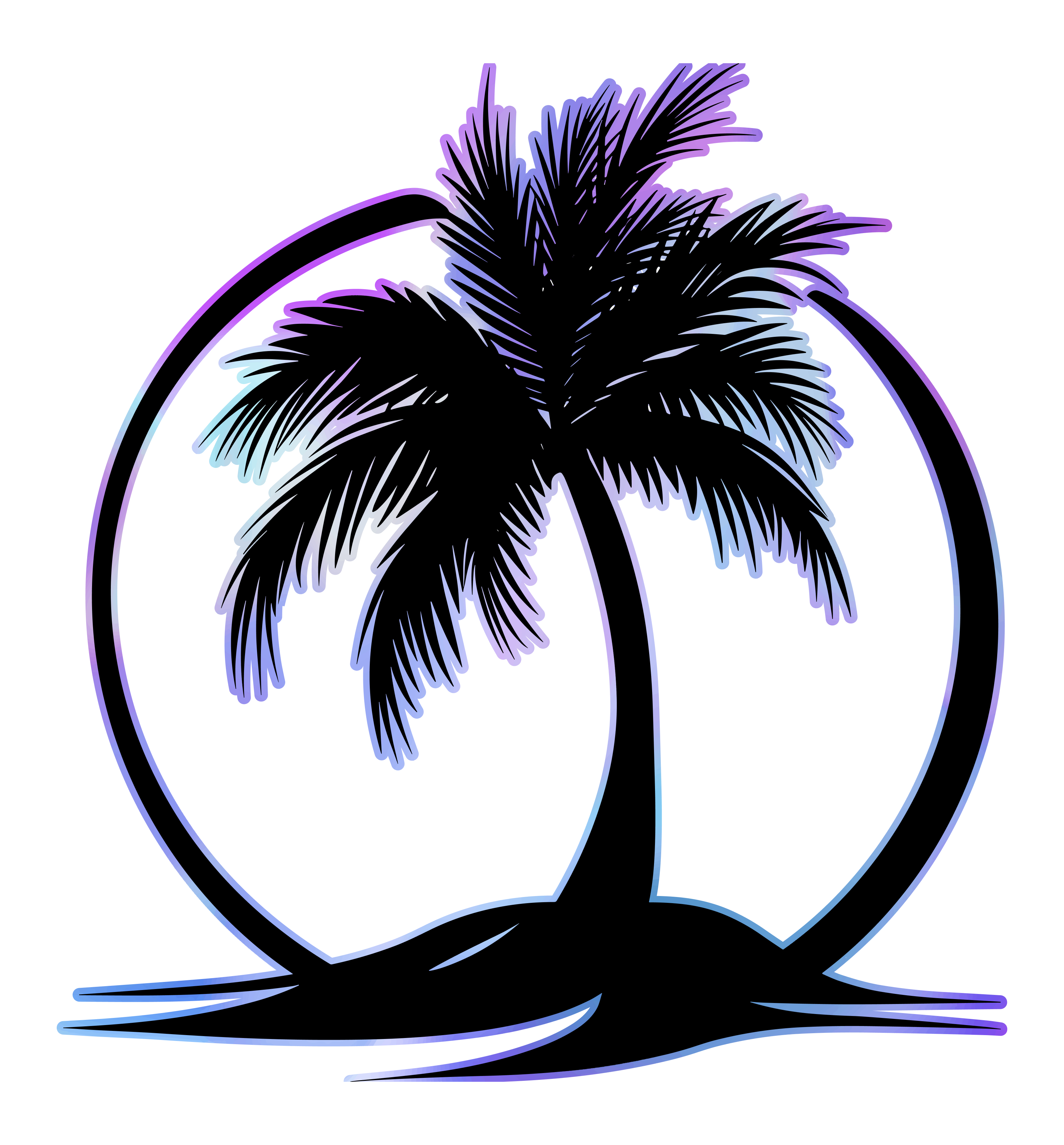 Neon Palms Gems